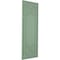 Ekena Millwork True Fit PVC Bungalow Fixed Mount Shutters, Track Green, 12W x 32H, PR TFP001BG12X032TG - alternate 9